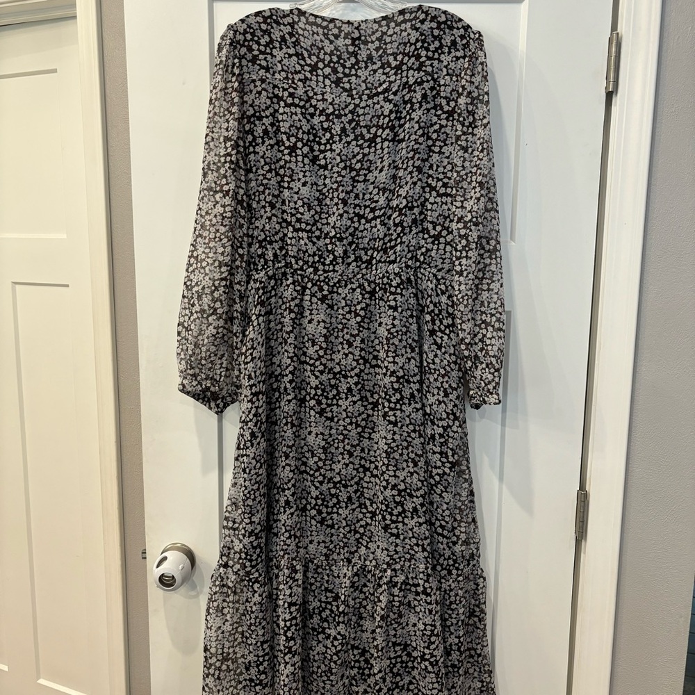 NWOT MNG Floral Print Midi Dress - Picture 5 of 5